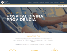 Tablet Screenshot of hospitaldivinaprovidencia.org